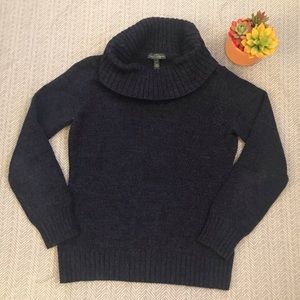 Lauren Ralph Lauren Blue Cowl Neck Sweater